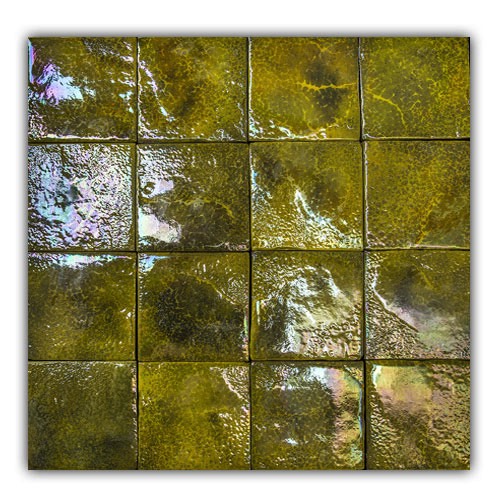 Linea Madreperla: composizione Olive Brown Iris